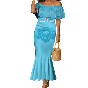 Custom Afro South Africa Cricket Mermaid Dress Roar Saam More - This Is Pretoria