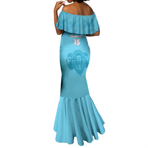 Custom Afro South Africa Cricket Mermaid Dress Roar Saam More - This Is Pretoria