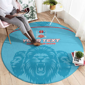 Custom Afro South Africa Cricket Round Carpet Roar Saam More - This Is Pretoria