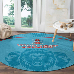 Custom Afro South Africa Cricket Round Carpet Roar Saam More - This Is Pretoria