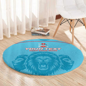 Custom Afro South Africa Cricket Round Carpet Roar Saam More - This Is Pretoria