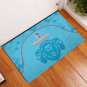 Custom Afro South Africa Cricket Rubber Doormat Roar Saam More - This Is Pretoria