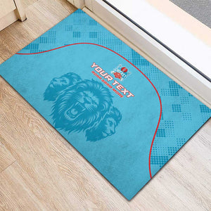 Custom Afro South Africa Cricket Rubber Doormat Roar Saam More - This Is Pretoria