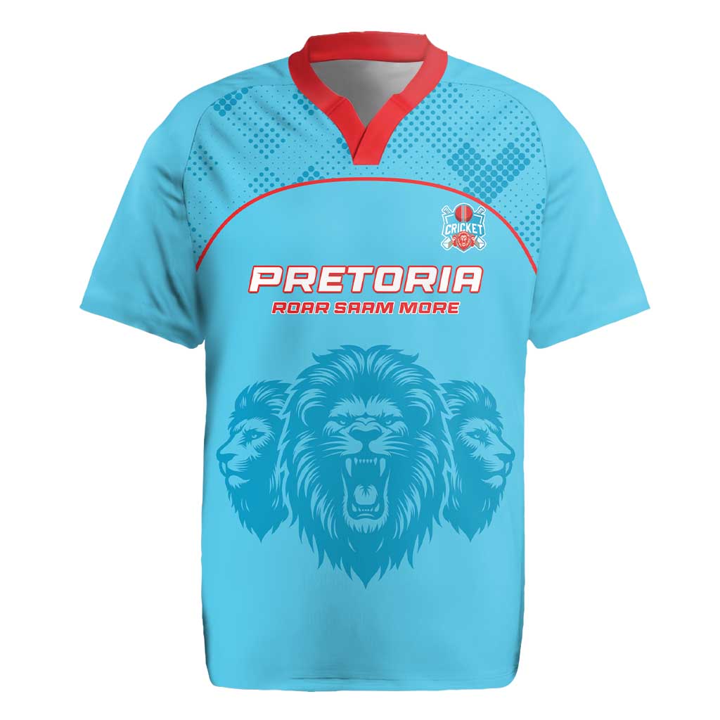 Custom Afro South Africa Cricket Rugby Jersey Roar Saam More - This Is Pretoria