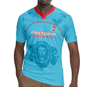 Custom Afro South Africa Cricket Rugby Jersey Roar Saam More - This Is Pretoria