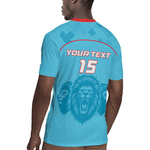 Custom Afro South Africa Cricket Rugby Jersey Roar Saam More - This Is Pretoria