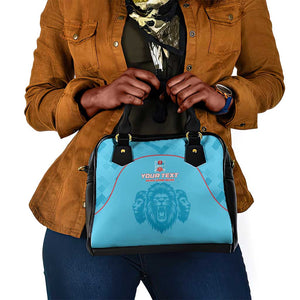 Custom Afro South Africa Cricket Shoulder Handbag Roar Saam More - This Is Pretoria