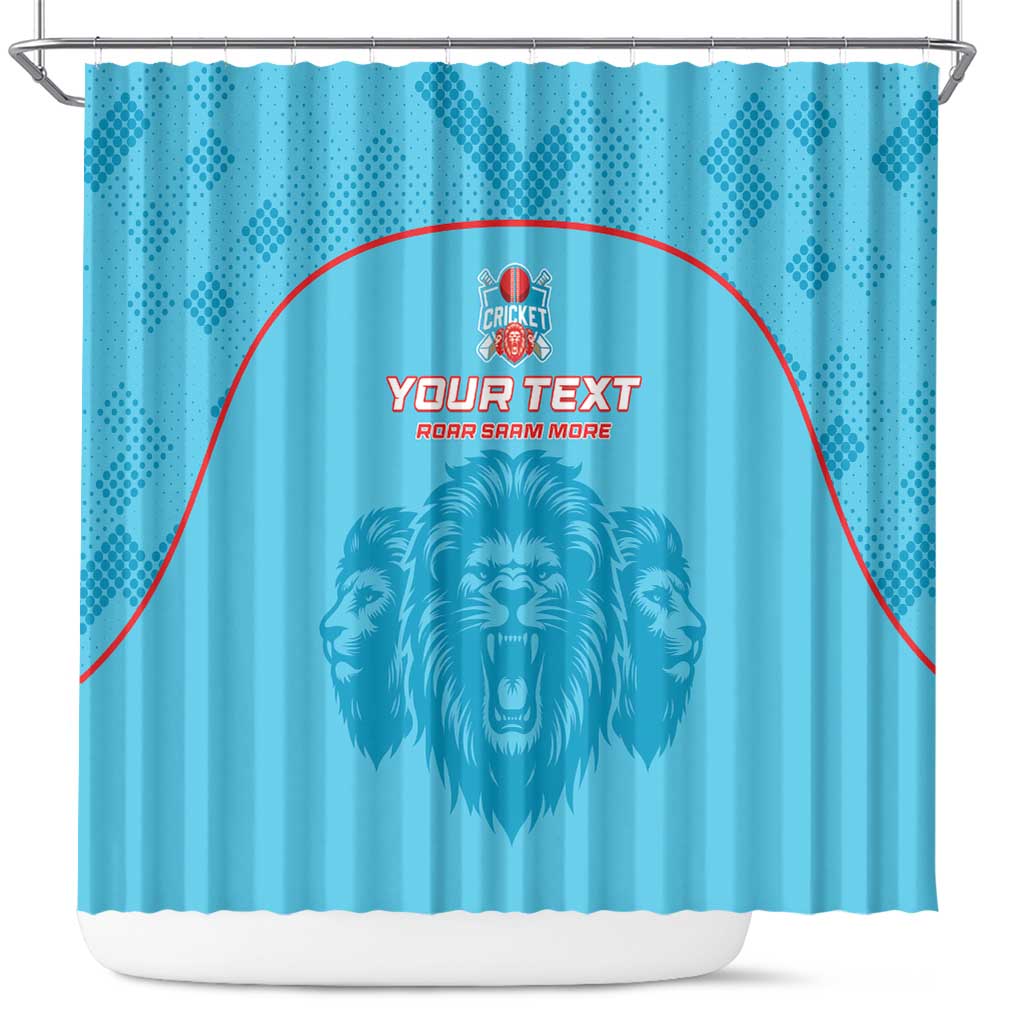 Custom Afro South Africa Cricket Shower Curtain Roar Saam More - This Is Pretoria