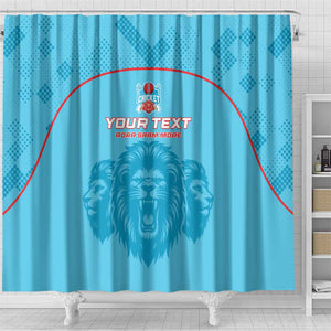 Custom Afro South Africa Cricket Shower Curtain Roar Saam More - This Is Pretoria