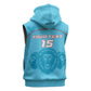Custom Afro South Africa Cricket Sleeveless Hoodie Roar Saam More - This Is Pretoria - African Pride