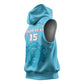 Custom Afro South Africa Cricket Sleeveless Hoodie Roar Saam More - This Is Pretoria - African Pride