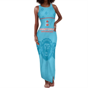 Custom Afro South Africa Cricket Tank Maxi Dress Roar Saam More - This Is Pretoria