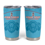 Custom Afro South Africa Cricket Tumbler Cup Roar Saam More - This Is Pretoria