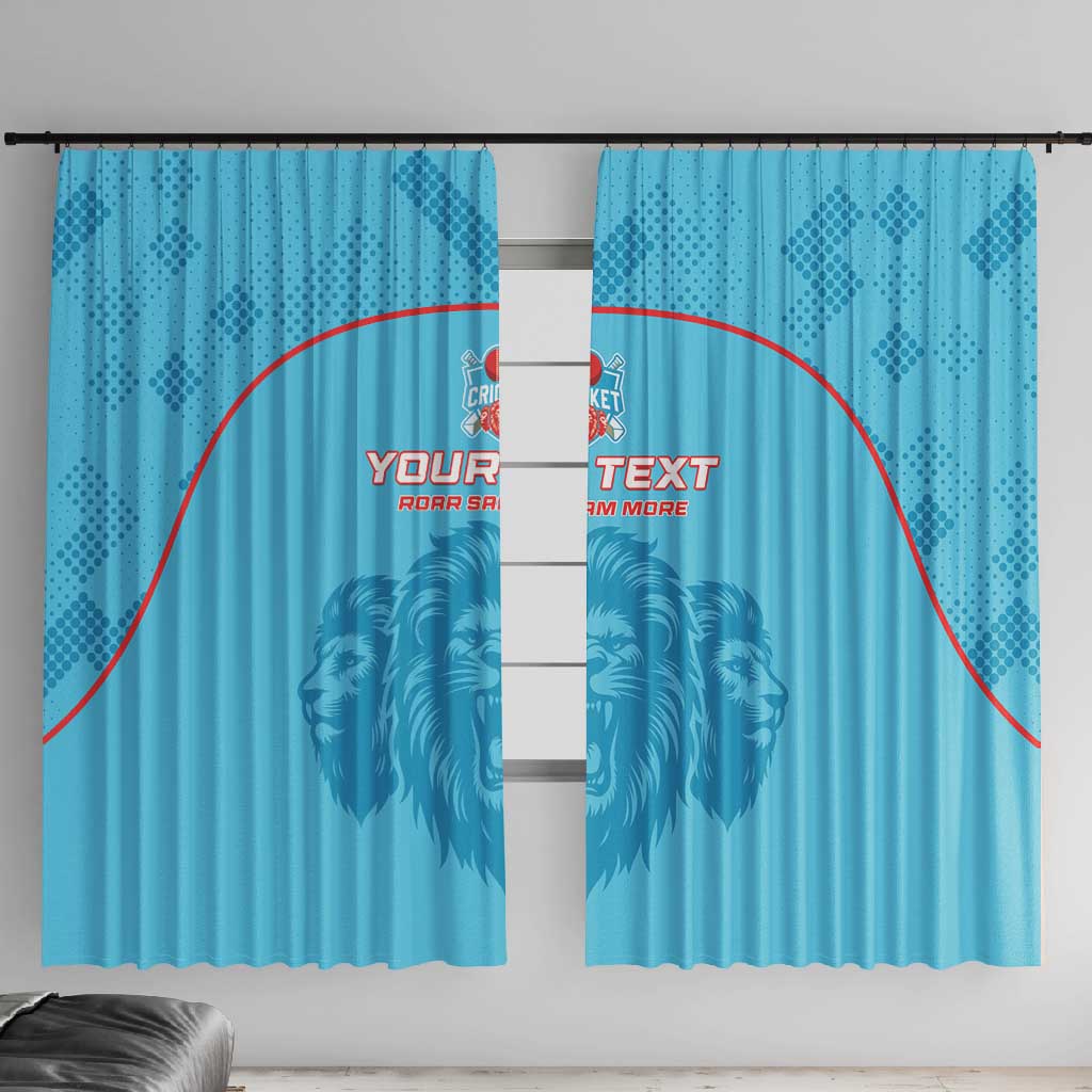 Custom Afro South Africa Cricket Window Curtain Roar Saam More - This Is Pretoria