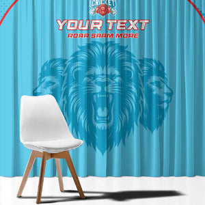 Custom Afro South Africa Cricket Window Curtain Roar Saam More - This Is Pretoria