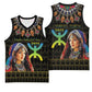 Assegwas Ameggaz Yennayer Basketball Jersey Women Amazigh - Berber Pattern LT15
