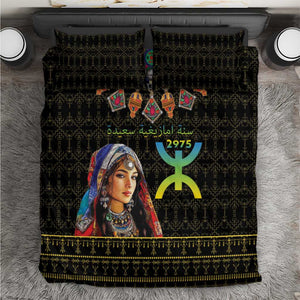 Assegwas Ameggaz Yennayer Bedding Set Women Amazigh - Berber Pattern