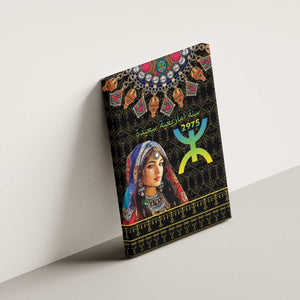 Assegwas Ameggaz Yennayer Canvas Wall Art Women Amazigh - Berber Pattern