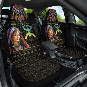 Assegwas Ameggaz Yennayer Car Seat Cover Women Amazigh - Berber Pattern