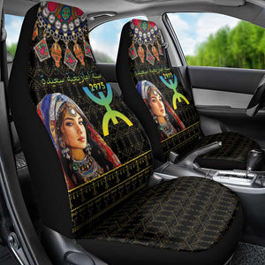 Assegwas Ameggaz Yennayer Car Seat Cover Women Amazigh - Berber Pattern