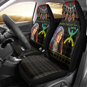 Assegwas Ameggaz Yennayer Car Seat Cover Women Amazigh - Berber Pattern