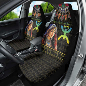 Assegwas Ameggaz Yennayer Car Seat Cover Women Amazigh - Berber Pattern