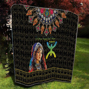 Assegwas Ameggaz Yennayer Quilt Women Amazigh - Berber Pattern