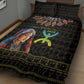 Assegwas Ameggaz Yennayer Quilt Bed Set Women Amazigh - Berber Pattern