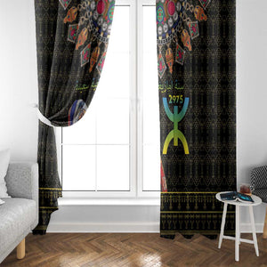 Assegwas Ameggaz Yennayer Window Curtain Women Amazigh - Berber Pattern