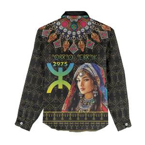 Assegwas Ameggaz Yennayer Women Casual Shirt Women Amazigh - Berber Pattern