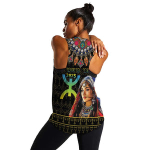 Assegwas Ameggaz Yennayer Women Racerback Tank Women Amazigh - Berber Pattern