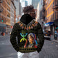 Assegwas Ameggaz Yennayer Zip Hoodie Women Amazigh - Berber Pattern