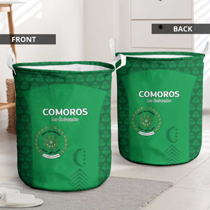 Comoros Football Laundry Basket Go Champions Green Les Coelacantes - African Pride