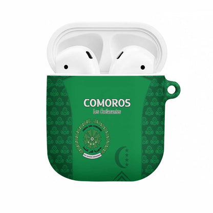 Comoros Football AirPods Case Go Champions Green Les Coelacantes - African Pride