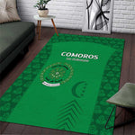 Comoros Football Area Rug Go Champions Green Les Coelacantes - African Pride