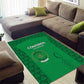 Comoros Football Area Rug Go Champions Green Les Coelacantes - African Pride