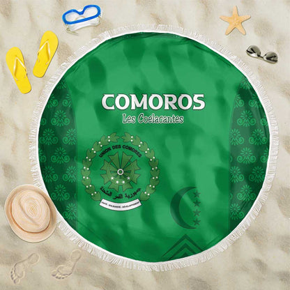 Comoros Football Beach Blanket Go Champions Green Les Coelacantes - African Pride