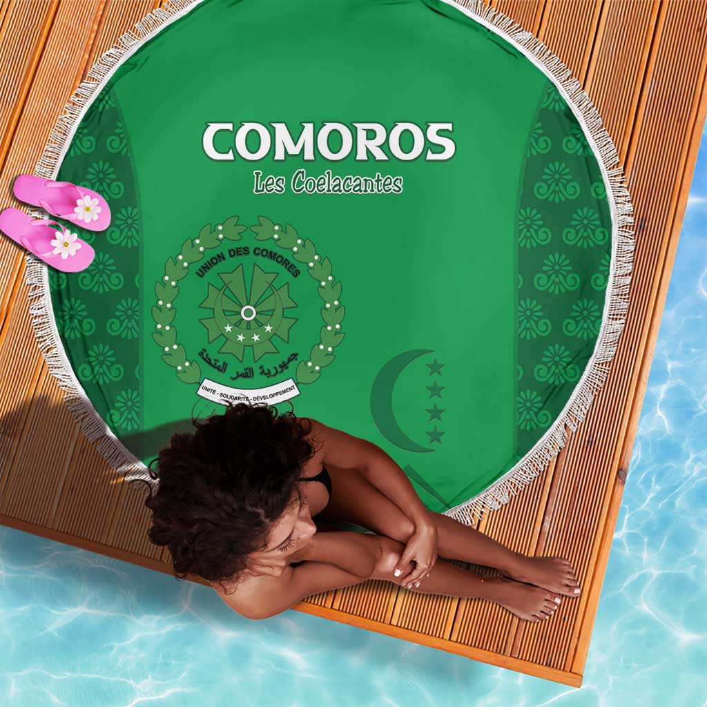 Comoros Football Beach Blanket Go Champions Green Les Coelacantes - African Pride