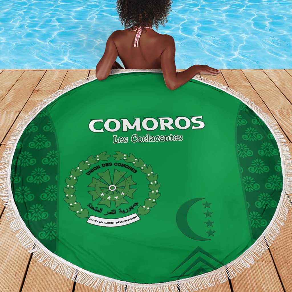 Comoros Football Beach Blanket Go Champions Green Les Coelacantes - African Pride