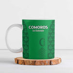 Custom Comoros Football Ceramic Mug Go Champions Green Les Coelacantes - African Pride