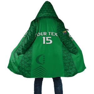 Custom Comoros Football Cloak Go Champions Green Les Coelacantes - African Pride