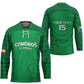 Custom Comoros Football Hockey Jersey Go Champions Green Les Coelacantes - African Pride