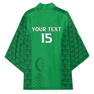 Custom Comoros Football Kimono Go Champions Green Les Coelacantes - African Pride