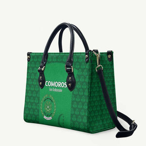 Comoros Football Leather Bag Go Champions Green Les Coelacantes - African Pride