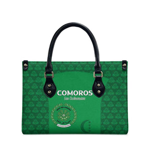 Comoros Football Leather Bag Go Champions Green Les Coelacantes - African Pride