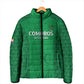 Custom Comoros Football Padded Jacket Go Champions Green Les Coelacantes - African Pride