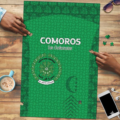 Comoros Football Puzzle Go Champions Green Les Coelacantes - African Pride