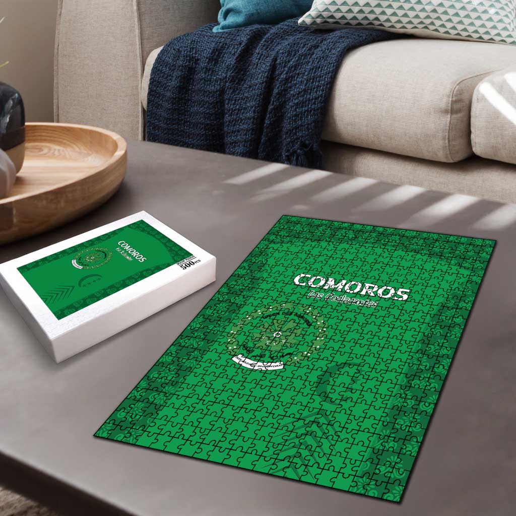 Comoros Football Puzzle Go Champions Green Les Coelacantes - African Pride