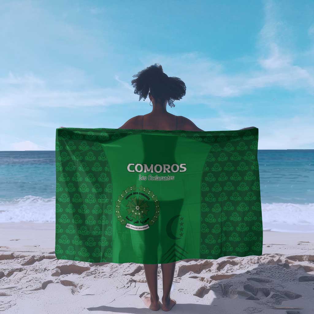 Comoros Football Sarong Go Champions Green Les Coelacantes - African Pride