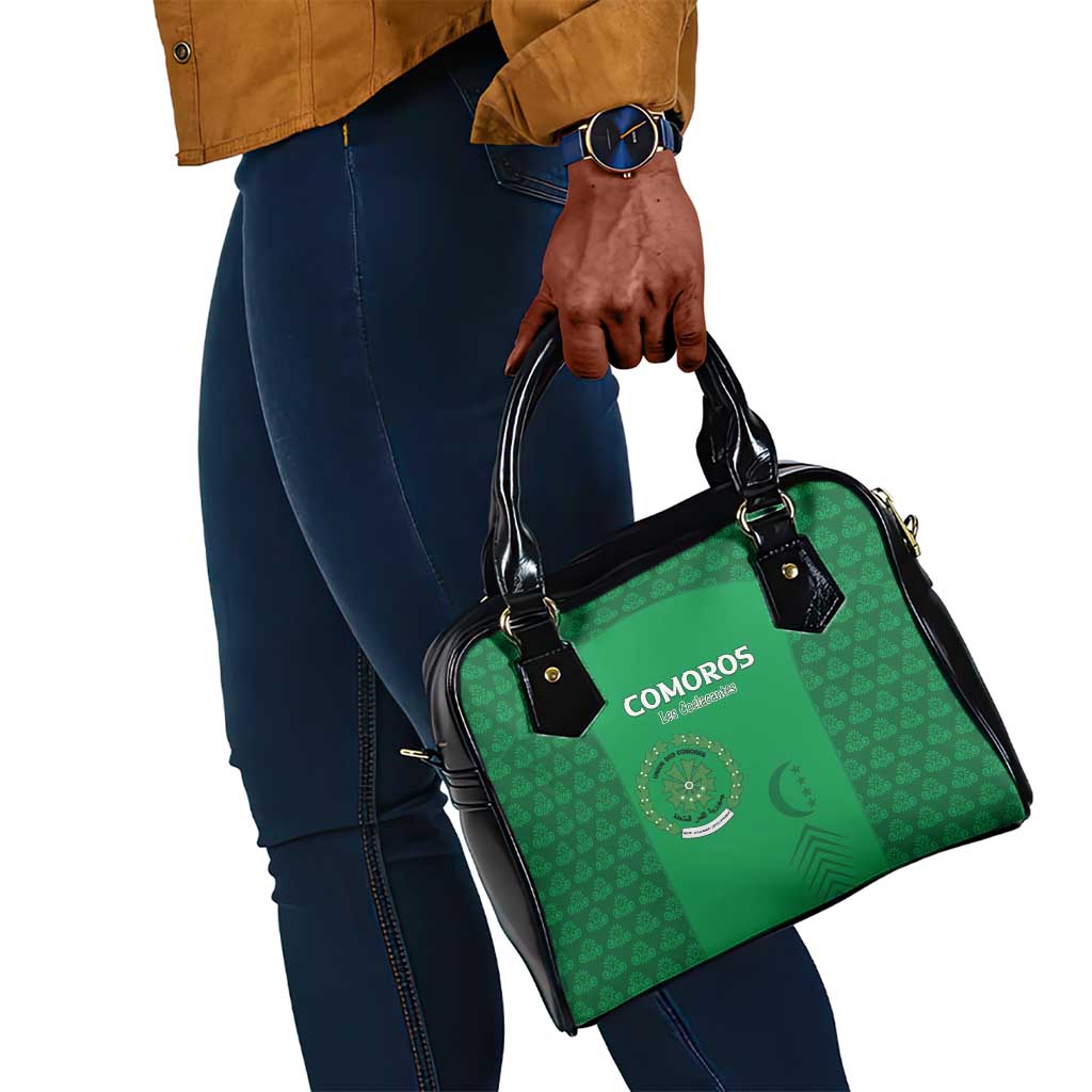 Comoros Football Shoulder Handbag Go Champions Green Les Coelacantes - African Pride
